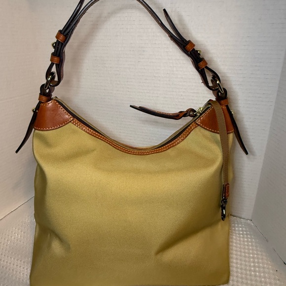Dooney & Bourke Tan and Brown Shoulder Bag - Picture 2 of 4